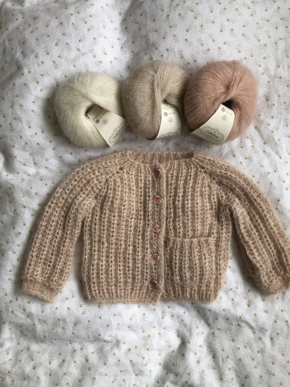 CaMaRose opskrifter - Drømmecardigan mini