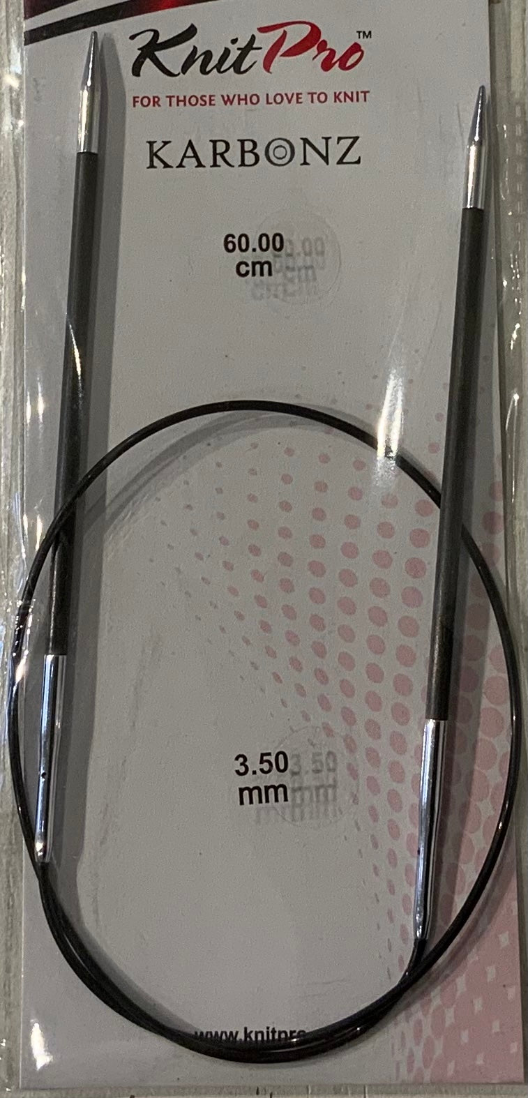 KnitPro Karbonz Rundpinde 60 cm