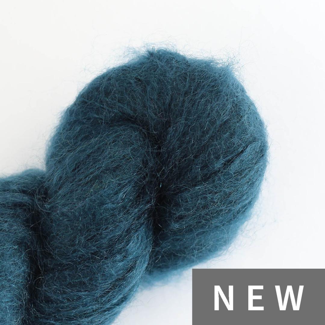 Cowgirl Blues Fluffy Mohair