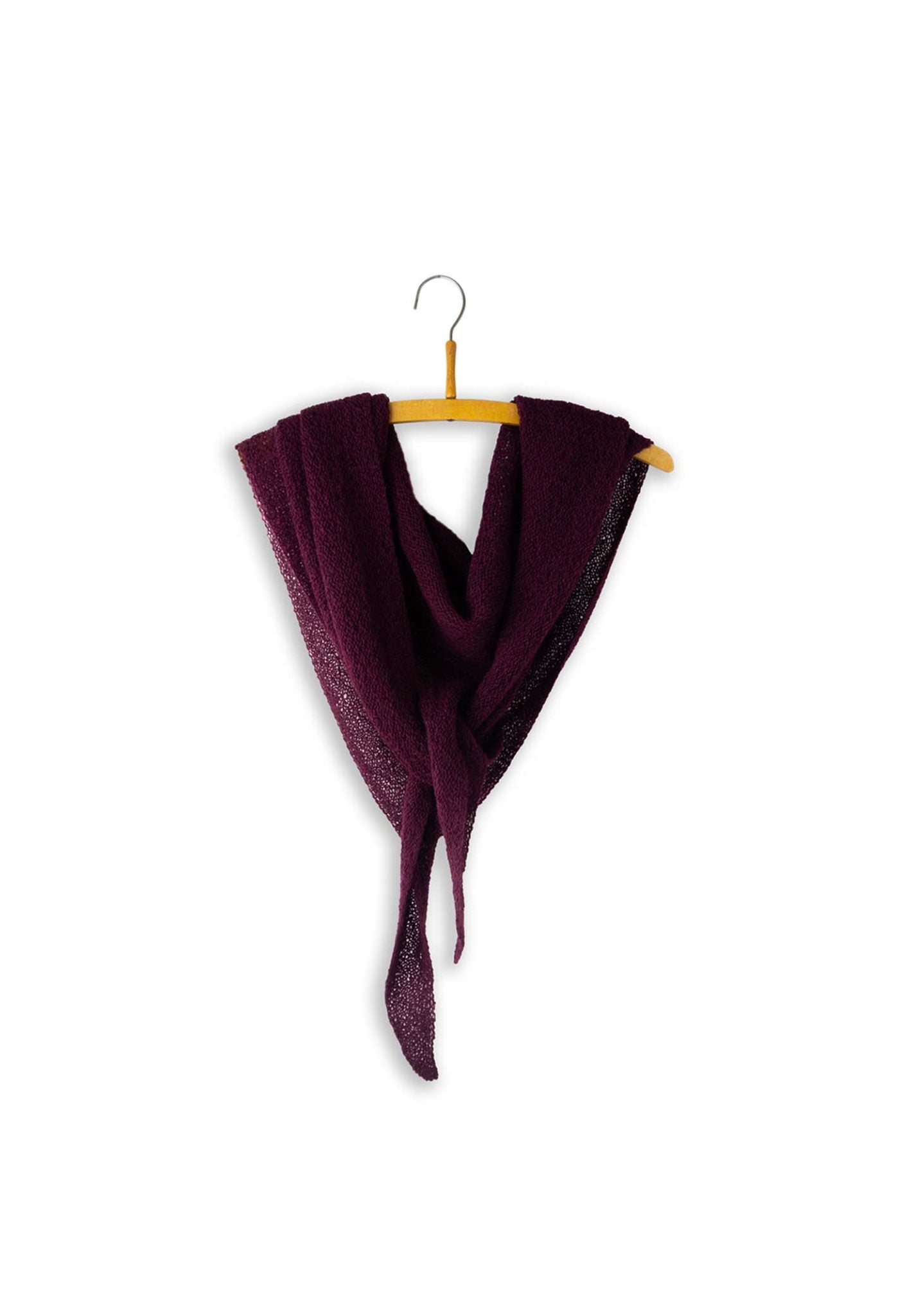 Isager opskrift - Triangle Shawl