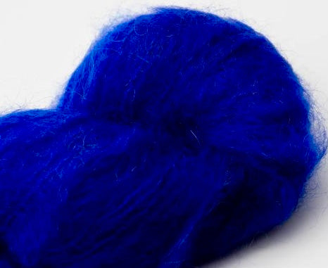 Cowgirl Blues Fluffy Mohair