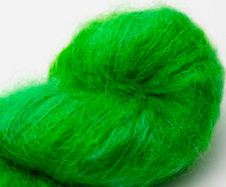 Cowgirl Blues Fluffy Mohair
