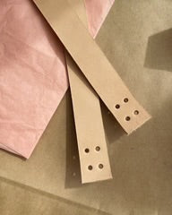 PetiteKnit Leather straps for French Market Bag