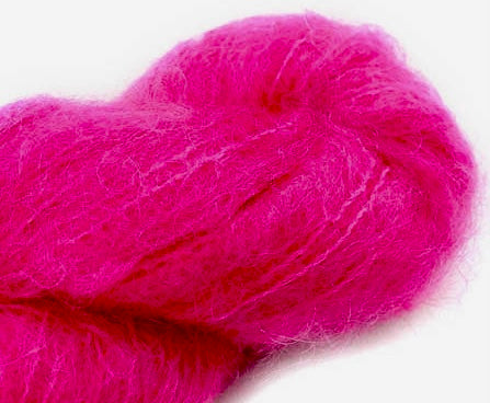 Cowgirl Blues Fluffy Mohair