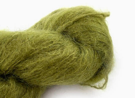 Cowgirl Blues Fluffy Mohair