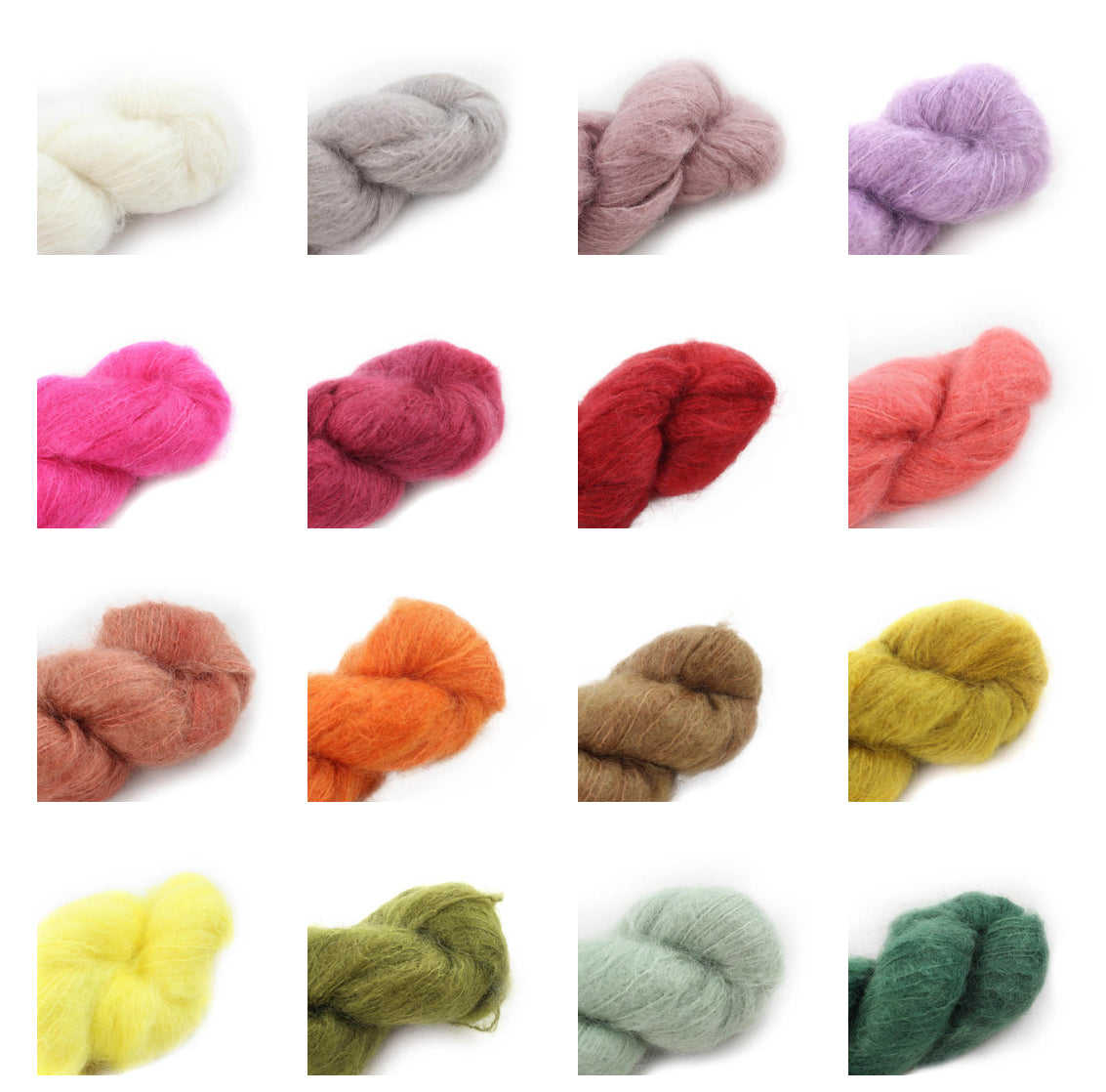 Cowgirl Blues Fluffy Mohair