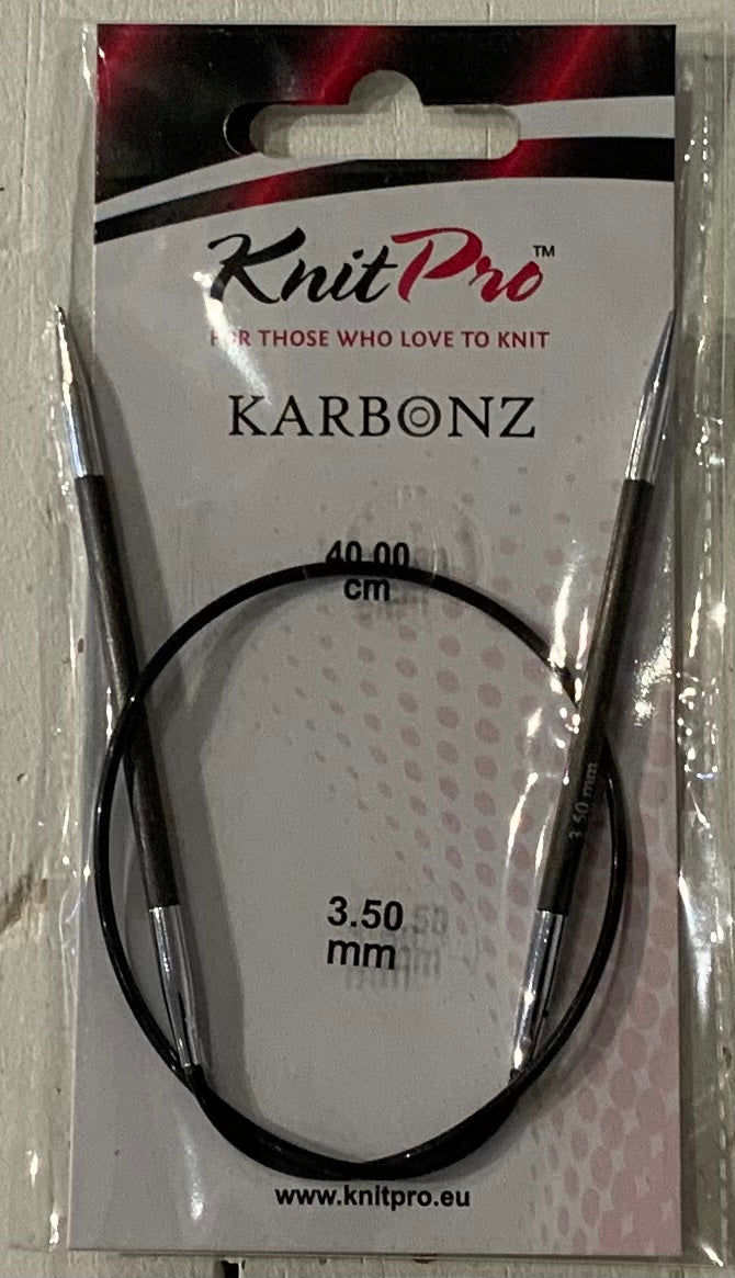 KnitPro Karbonz Rundpinde 40 cm