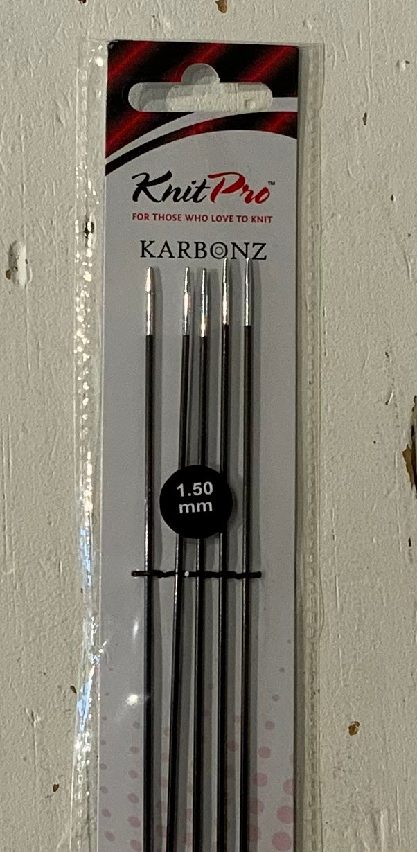 KnitPro Karbonz Strømpepinde 20 cm