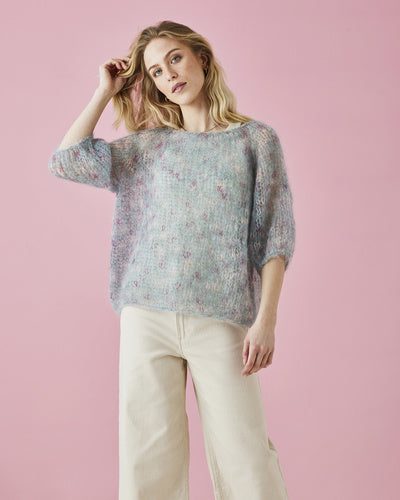 Permin opskrift - Florlet Raglanbluse 893194
