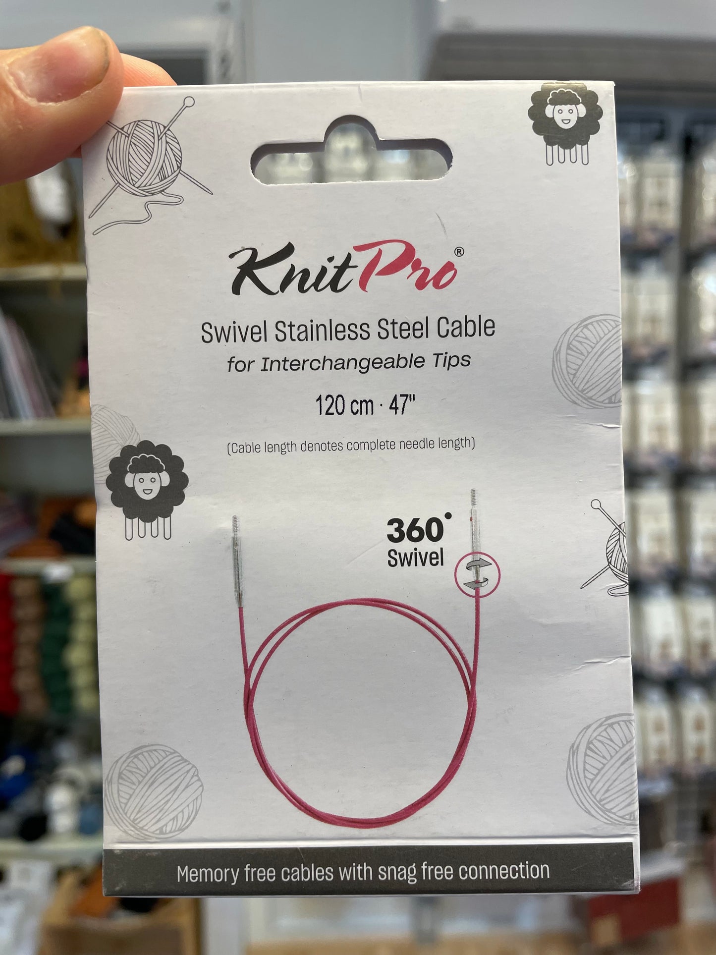 KnitPro Swivel Wire