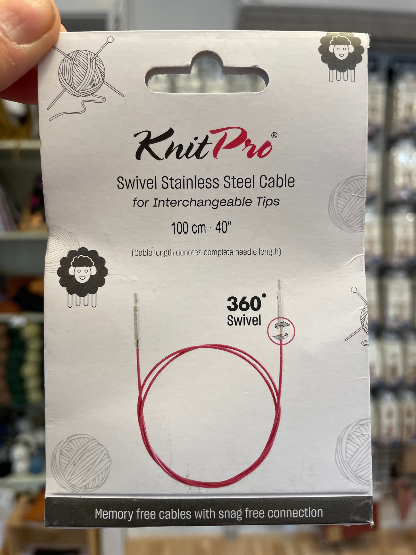 KnitPro Swivel Wire