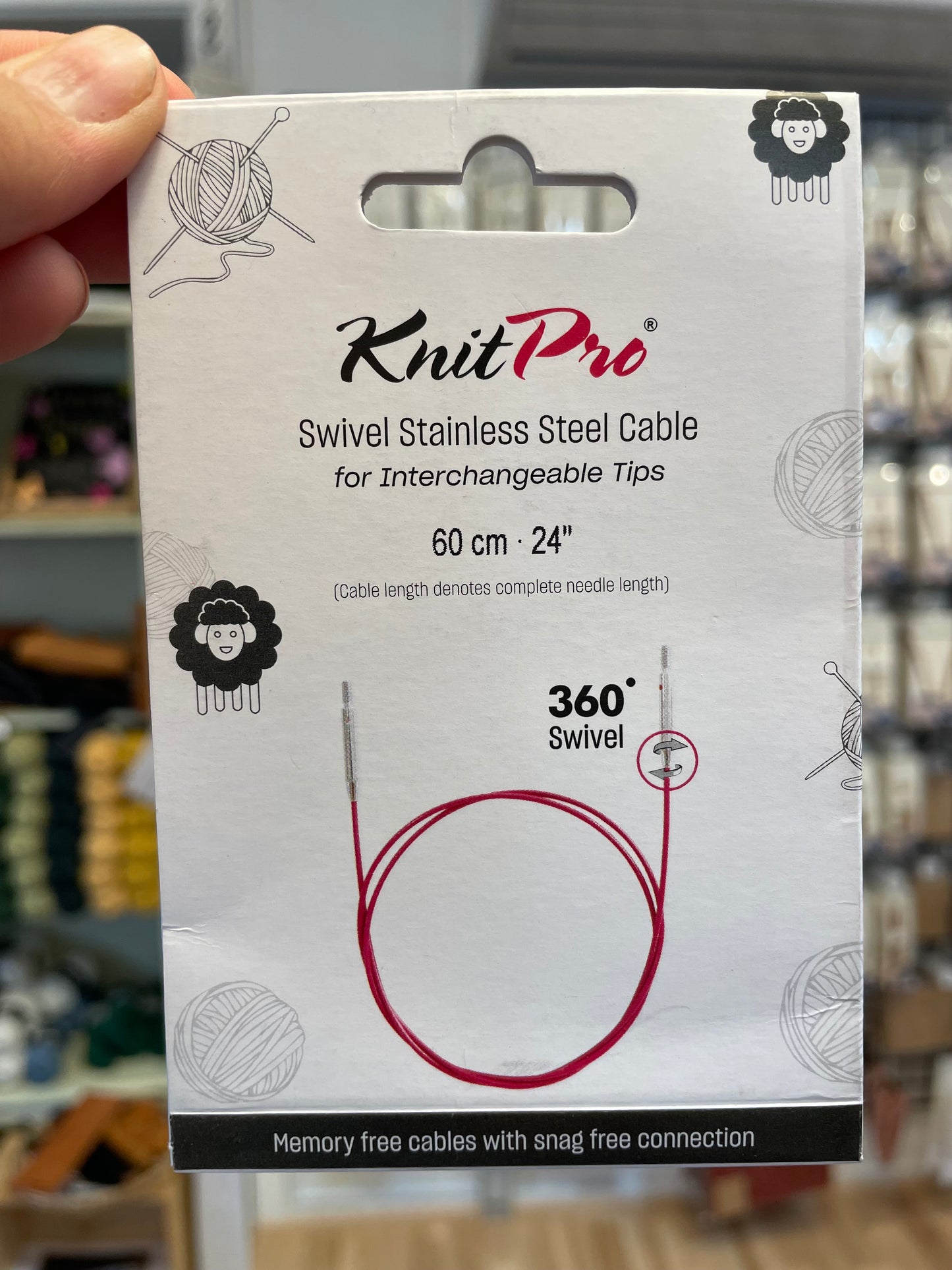 KnitPro Swivel Wire