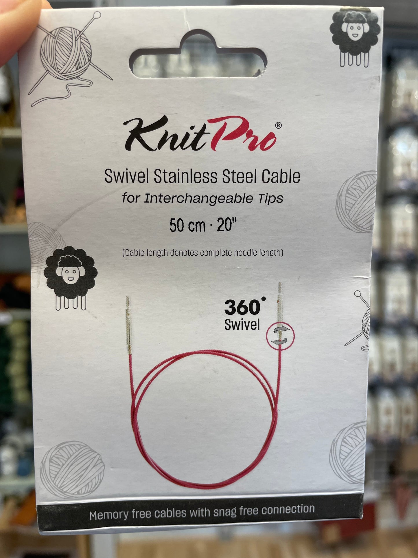 KnitPro Swivel Wire