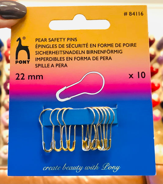 Pony Pear Safety Pins